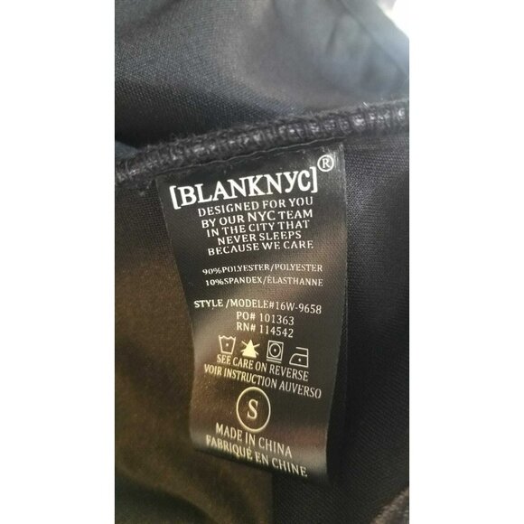 ⭐BLANKNYC NYC Size S Women's Shinny velvet PARTY Moto Jacket Grey side zip New - Picture 6 of 7